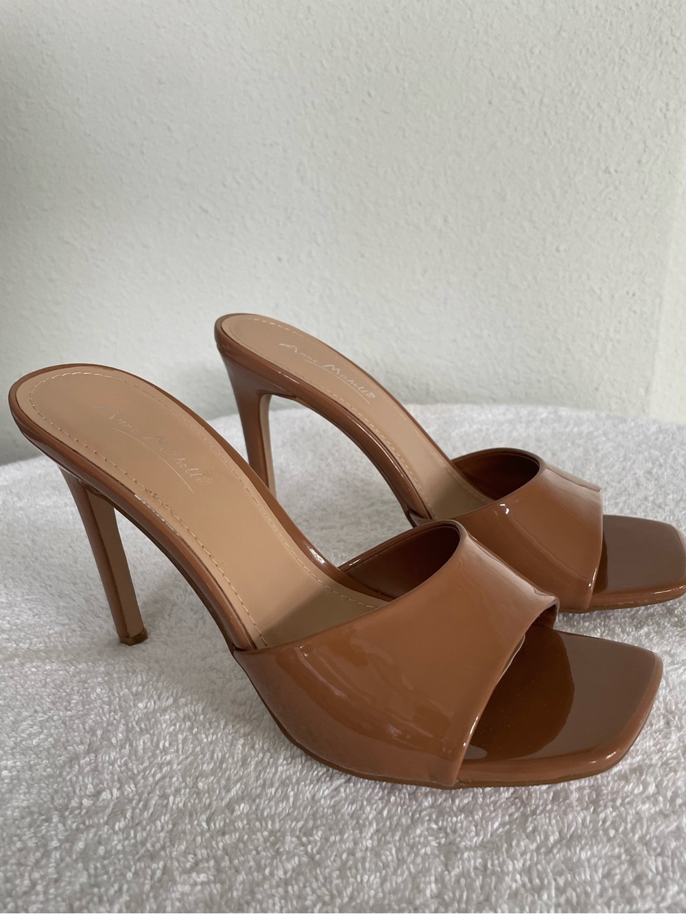 Anne Michelle Evermore Brown High Heel Sandals Women Size 8/38